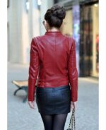 #15 CASACA/CHAQUETA DE CUERO JACKET BIKER MODERNO MODA 2024 - Image 6