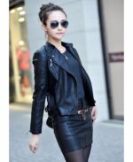 #15 CASACA/CHAQUETA DE CUERO JACKET BIKER MODERNO MODA 2024 - Image 2