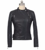 #15 CASACA/CHAQUETA DE CUERO JACKET BIKER MODERNO MODA 2024 - Image 8