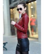 #15 CASACA/CHAQUETA DE CUERO JACKET BIKER MODERNO MODA 2024 - Image 3