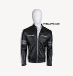 #70 CASACA/CHAQUETA DE CUERO JACKET BLACK LEAD - Image 7
