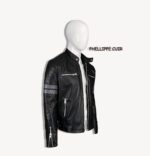 #70 CASACA/CHAQUETA DE CUERO JACKET BLACK LEAD - Image 3