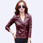#51 CASACA/CHAQUETA DE CUERO JACKET BIKER CAME