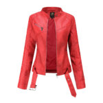 #21 CASACA/CHAQUETA DE CUERO JACKET + CORREA CINTURA - Image 9