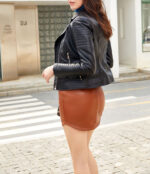 #27 CASACA/CHAQUETA DE CUERO JACKET BIKER CASUAL MODA 2023 - Image 5