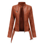 #21 CASACA/CHAQUETA DE CUERO JACKET + CORREA CINTURA - Image 6