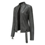 #21 CASACA/CHAQUETA DE CUERO JACKET + CORREA CINTURA