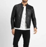 #14 CASACA/CHAQUETA DE CUERO JACKET Clasica Corte Morderno