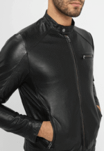 #14 CASACA/CHAQUETA DE CUERO JACKET Clasica Corte Morderno - Image 9