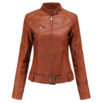 #21 CASACA/CHAQUETA DE CUERO JACKET + CORREA CINTURA - Image 7