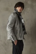 #48 CASACA/CHAQUETA DE CUERO JACKET BIKER MOTO STAR ROCK 2024 - Image 4