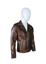 #66 JACKET BIKER MARRON MATIZADO - Image 15
