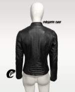 #19 CASACA/CHAQUETA DE CUERO JACKET BIKER ELEGANATE MODA 2024 - Image 14