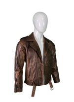 #66 JACKET BIKER MARRON MATIZADO - Image 18