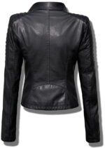 #60 CASACA/CHAQUETA DE CUERO JACKET BIKER MOTO ROCKERA MODA 2024 - Image 3