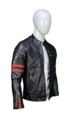 #05  Jacket Negro con detalles rojos - Image 5