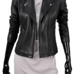 #62 CASACA/CHAQUETA DE CUERO JACKET BIKER COCONUT SEWING