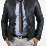 #82 CASACA/CHAQUETA DE CUERO JACKET CLASICA EJECUTIVA