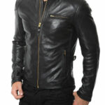 #42 Jacket Clasica Cierre dorado slim