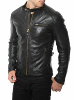 #42 Jacket Clasica Cierre dorado slim