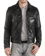 #50 jacket Cuello camisa + correa