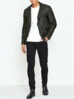#73 CASACA/CHAQUETA DE CUERO BIKER JACKET COCONUTS - Image 4