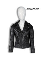 #10 CASACA/CHAQUETA DE CUERO JACKET BIKER STAR ROCK - Image 7