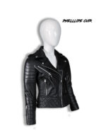 #10 CASACA/CHAQUETA DE CUERO JACKET BIKER STAR ROCK - Image 8