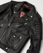 #100 CASACA/CHAQUETA BIKER DE CUERO MODA  2024 - Image 12