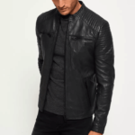 #119 CASACA DE CUERO /CHAQUETA JACKET HOMBRO ACOLCHADO 2024