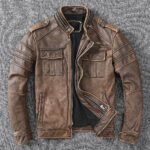 #120 CASACA DE CUERO /CHAQUETA JACKET VINTAGE 2025
