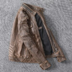 #120 CASACA DE CUERO /CHAQUETA JACKET VINTAGE 2025 - Image 2