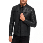 #119 CASACA DE CUERO /CHAQUETA JACKET HOMBRO ACOLCHADO 2024 - Image 2