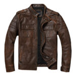 #120 CASACA DE CUERO /CHAQUETA JACKET VINTAGE 2025 - Image 9