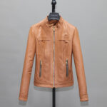 #80 CASACA DE CUERO/CHAQUETA DE CUERO JACKET CLASIC MODA 2024