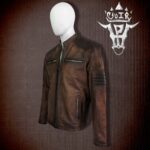 #114 CASACA DE CUERO /CHAQUETA MODERNO JACKET VINTAGE COOL - Image 5