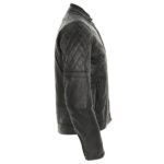 #116 CASACA DE CUERO /CHAQUETA MODERNO COCOS GRAY - Image 3