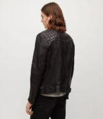 #117 CASACA DE CUERO /CHAQUETA MODERNO COCOS BIKER MODA - Image 4
