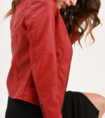 #74 CASACA DE CUERO/CHAQUETA DE CUERO JACKET VIOLET - Image 3