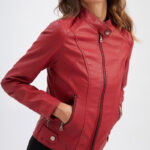 #74 CASACA DE CUERO/CHAQUETA DE CUERO JACKET VIOLET