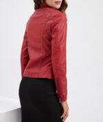#74 CASACA DE CUERO/CHAQUETA DE CUERO JACKET VIOLET - Image 2