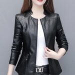 #99 CASACA DE CUERO /CHAQUETA JACKET CUT CLASICA WOMAN 2025