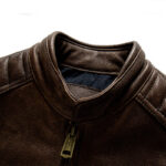 #125 CASACA DE CUERO /CHAQUETA JACKET VINTAGE HABANO FOR MEN - Image 4