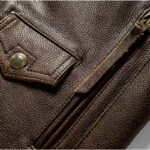 #125 CASACA DE CUERO /CHAQUETA JACKET VINTAGE HABANO FOR MEN - Image 5