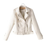 #82 CASACA DE CUERO /CHAQUETA JACKET PALO ROSA, NEGRA 2024 - Image 4