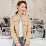 #92 CASACA DE CUERO /CHAQUETA JACKET CLASICA POCKETS WOMAN 2024 - Image 3