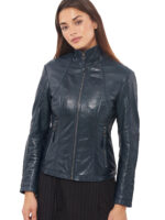 #104 CASACA DE CUERO /CHAQUETA JACKET CLASICA LOW MUJER 2024 - Image 8