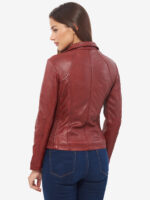 #104 CASACA DE CUERO /CHAQUETA JACKET CLASICA LOW MUJER 2024 - Image 11