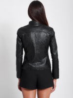 #103 CASACA DE CUERO /CHAQUETA JACKET CLASICA ROJO MUJER 2023 - Image 7