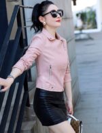 #107 CASACA DE CUERO /CHAQUETA JACKET BIKER BROCHE CINTURA - Image 6